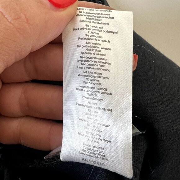 4th And Reckless Women size M NWOT Faux Leather Straight Leg Pants Lined - Picture 8 of 9